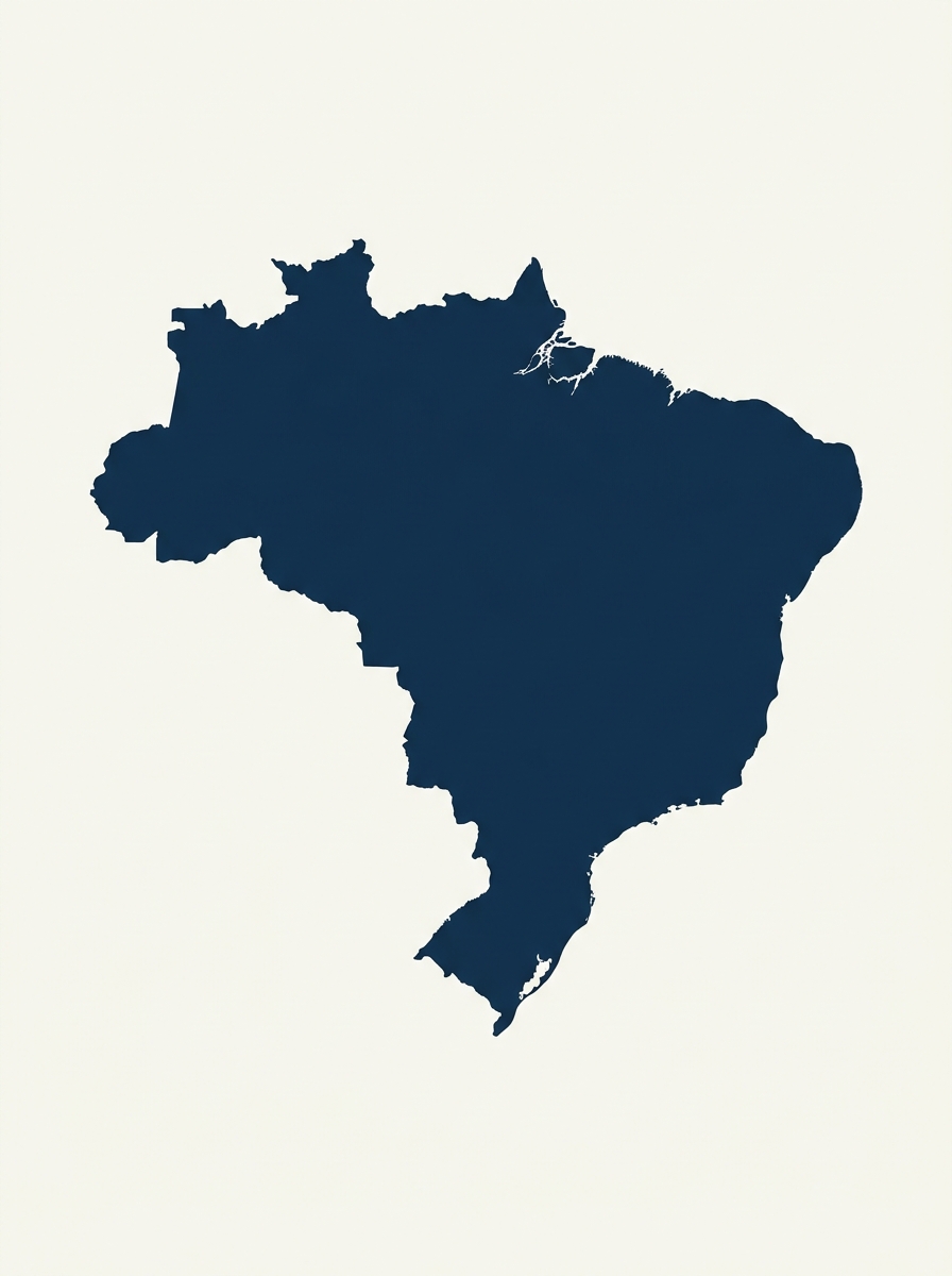 Mapa do Brasil com os escritórios da Original Internacional